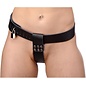STRICT CHASTITY BELT LEATHER BLACK W/LOCK