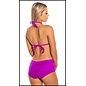 BODY LANGUAGE BIKINI SET BOY SHORT CRISS CROSS TOP WHITE O/S
