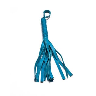 FOXTAILS FOXTAILS SOFT FLOGGER 12" AQUA