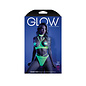 FANTASY LINGERIE GLOW CUPLESS BRA & THONG LARGE/EXTRA LARGE