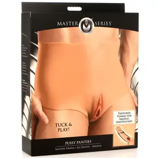 MASTER SERIES PUSSY PANTIES SILICONE MEDIUM