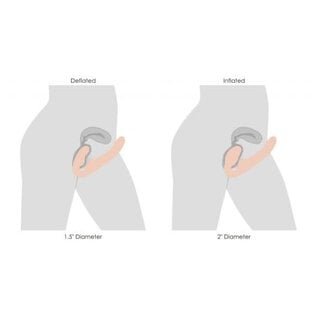 XR BRAND STRAP U ERGO STRAPLESS STRAP ON WITH REMOTE FLESH