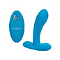 CALEX THUMPING G-SPOT VIBE W/REMOTE BLUE