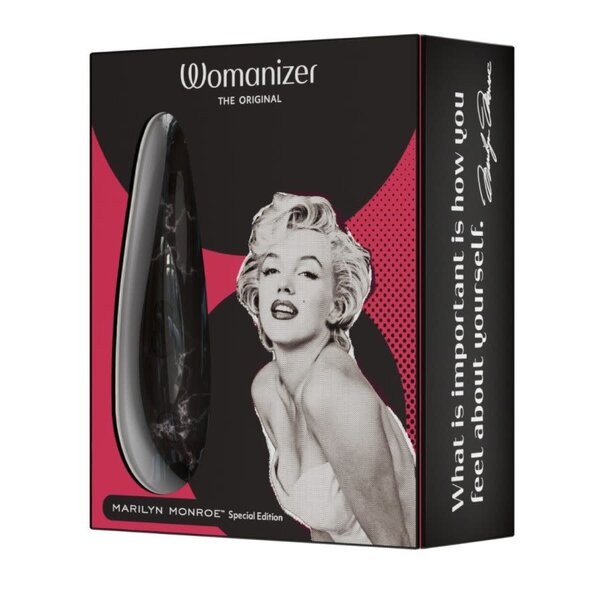 WOMANIZER CLIT STIM MARILYN MONROE BLACK MARBLE