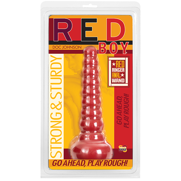 DOC JOHNSON DOC JOHNSON ANAL PLUG RED BOY BEADED