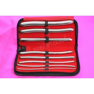 HEGAR URETHRAL SOUNDING RODS STAINLESS 8 PC