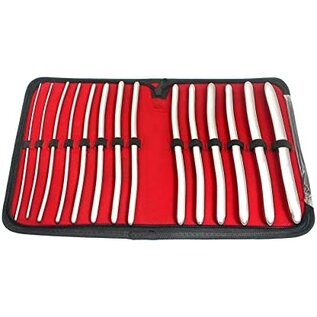 HEGAR URETHRAL SOUNDING RODS STAINLESS 8 PC