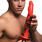 XR DILDO CREATURE COCK KING COBRA RED/BLACK 14"