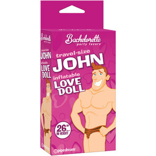 PIPEDREAM BLOW UP DOLL LOVE JOHN TRAVEL SIZE