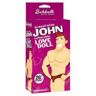 PIPEDREAM BLOW UP DOLL LOVE JOHN TRAVEL SIZE