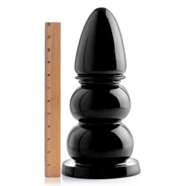 XR ANAL PLUG WRECKING BALL XXL BLACK