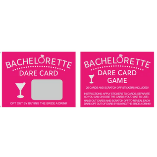 "O" HEAVENS SCRATCHERS BACHELORETTE DARE SET OF 8