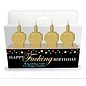 LITTLE GENIE GLITTERATI MIDDLE FINGER CANDLE GOLD
