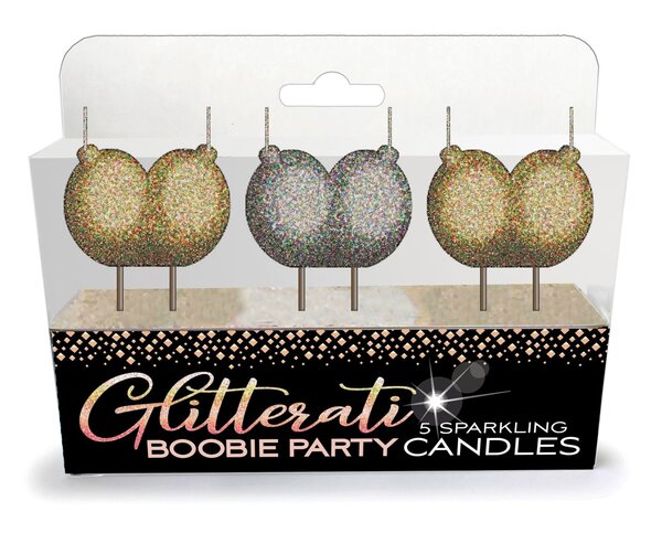 LITTLE GENIE GLITTERATI BOOBIES CANDLE
