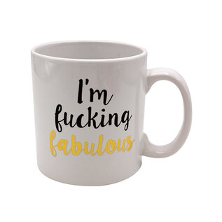 NOVELTY MUG GIANT CUP OF