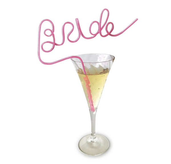 LITTLE GENIE GLITTERATI BRIDE STRAW