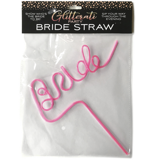 LITTLE GENIE GLITTERATI BRIDE STRAW