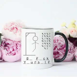 MUGSBY NOVELTY MUG G_  F_CK Y_URS_LF 15 OZ