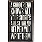 PRIMITIVES BY KATHY BOX SIGN BEST FRIEND