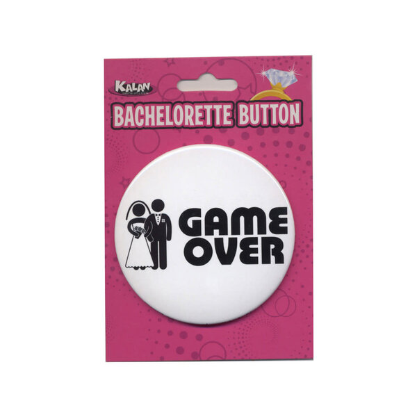GAME OVER BACHELORETTE PIN