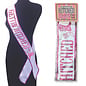 LITTLE GENIE SASH GETTING HITCHED GLITTER  WHITE