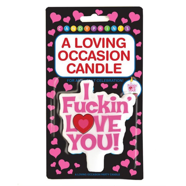 LITTLE GENIE LITTLE GENIE I FUCKIN LOVE YOU CANDLE