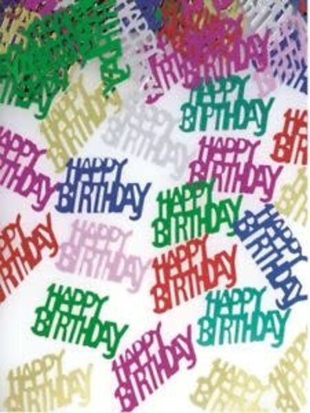 HAPPY BIRTHDAY CONFETTI