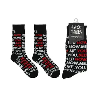 SHOTS AMERICA LLC YOU ME BED NOW SOCKS BLACK