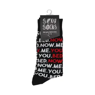 SHOTS AMERICA LLC YOU ME BED NOW SOCKS BLACK