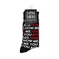 SHOTS AMERICA LLC YOU ME BED NOW SOCKS BLACK