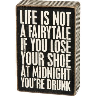 BOX SIGN YOU'RE DRUNK