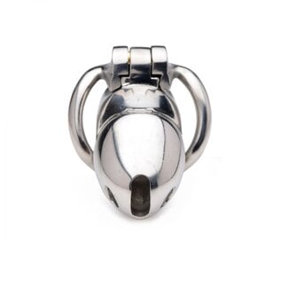 XR BRAND RIKERS STAINLESS STEEL CHASTITY CAGE WITH LOCK