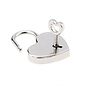 LOCK OF LOVE HEART LOCK COLLAR