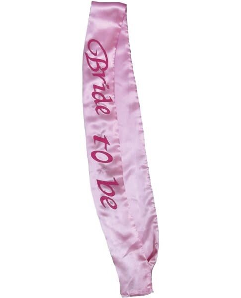 BRIDE TO BE FLASHING SASH