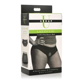 STRAP U LACE ENVY CROTCHLESS HARNESS 2X