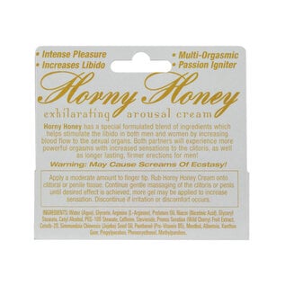 HORNY HONEY AROUSAL GEL UNISEX 1 OZ