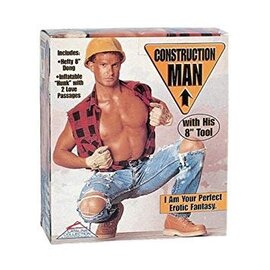 CALEX INFLATABLE LOVE DOLL LIFE SIZE CONSTRUCTION MAN