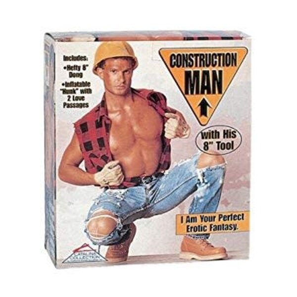CALEX DOLL INFLATABLE CONSTRUCTION MAN