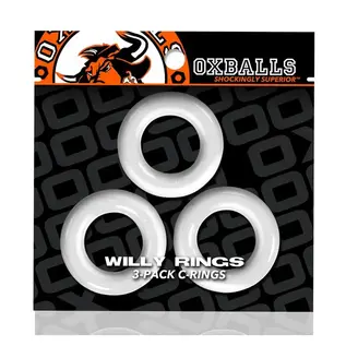 OXBALLS WILLY COCK RING 3 PACK