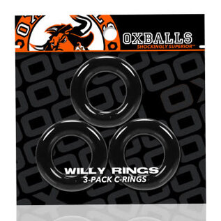 OXBALLS WILLY COCK RING 3 PACK