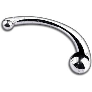 DOUBLE ENDED G SPOT/P SPOT WAND STAINLESS LARGE