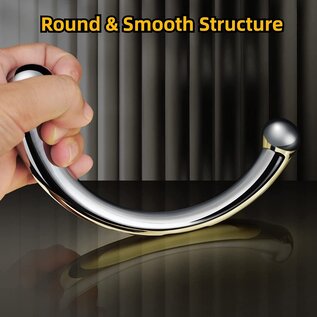 WAND DOUBLE ENDED G SPOT P SPOT STAINLESS LARGE