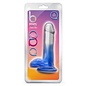 BLUSH DILDO B YOURS STELLA BLUE & CLEAR 6"