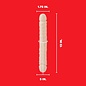 DJ DOUBLE HEADER JR. DILDO 12"