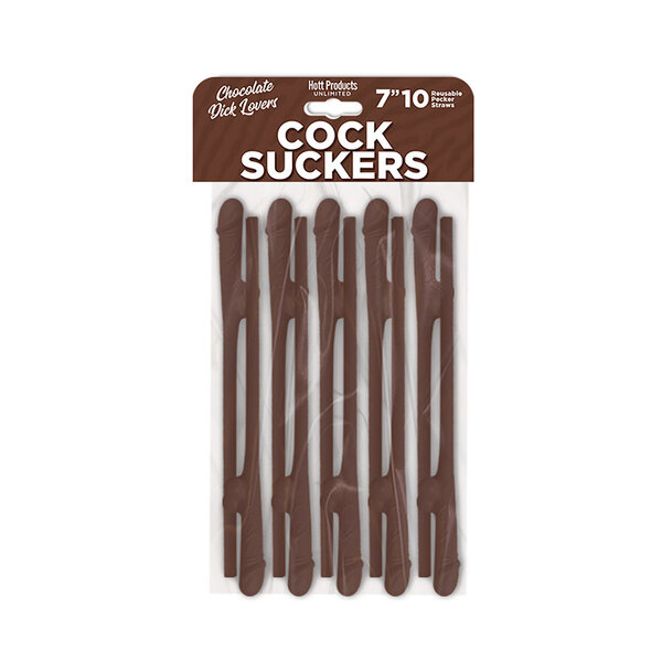 HOTT PRODUCTS COCK SUCKERS STRAWS VARIOUS 10 PACK