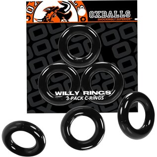 OXBALLS WILLY COCK RING 3 PACK