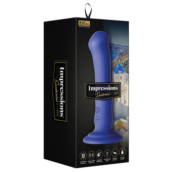 BLUSH IMPRESSIONS SANTORINI G SPOT P SPOT VIBE BLUE