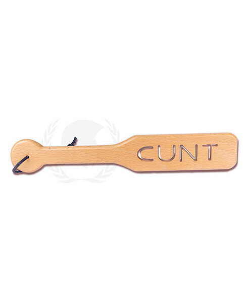 SPARTACUS WOOD PADDLE CUNT