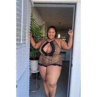 HERE TO STAY LEOPARD AND BLACK