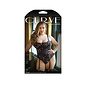 FANTASY LINGERIE BUSTIER GARTER & PANTY SET 3X/4X
